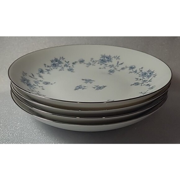 Johann Haviland Bavaria Blue Garland Soup/Salad Bowls 7 1/2" Set of 4 - Picture 1 of 4